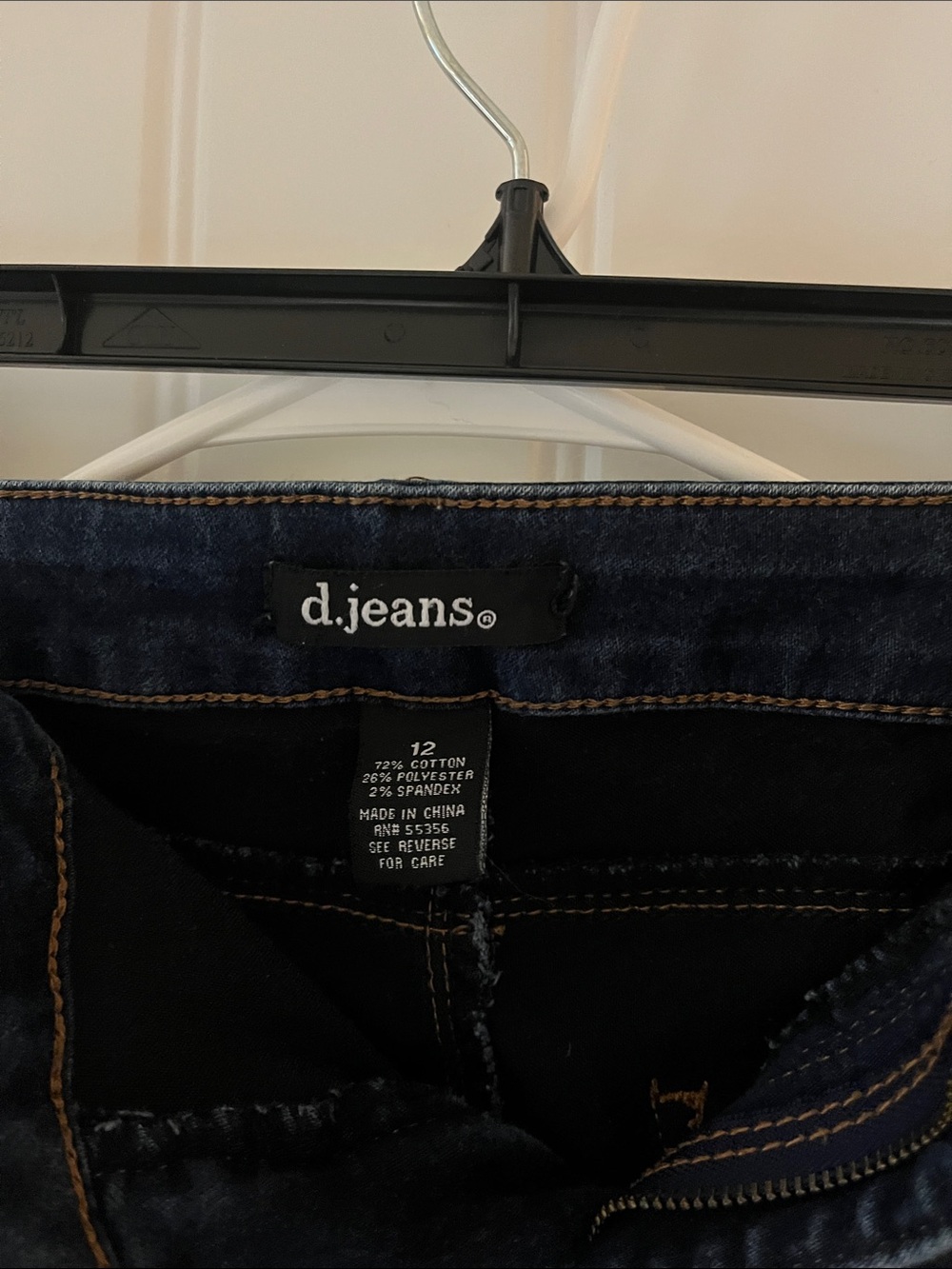 d. jeans Dark Indigo Skinny Jeans - Picture 5 of 5